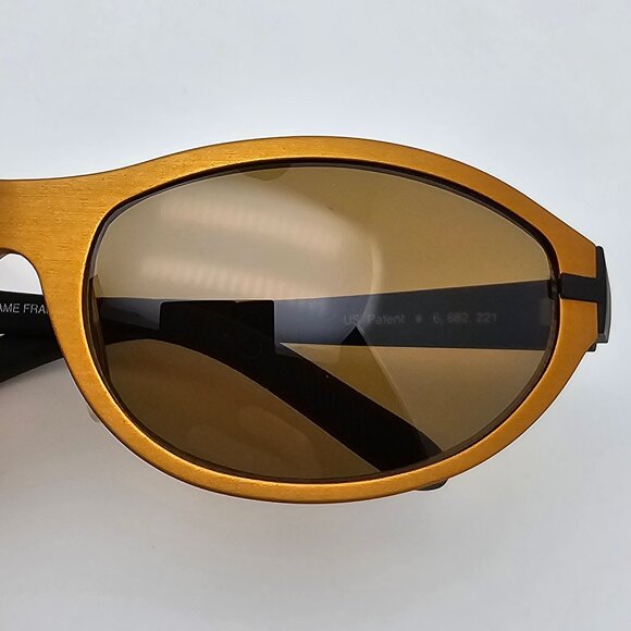 Revo Brown Frame Sunglasses with Amber Lenses REVO Designer Polarized Sunglasses Crux in Tortoise and  main image 2